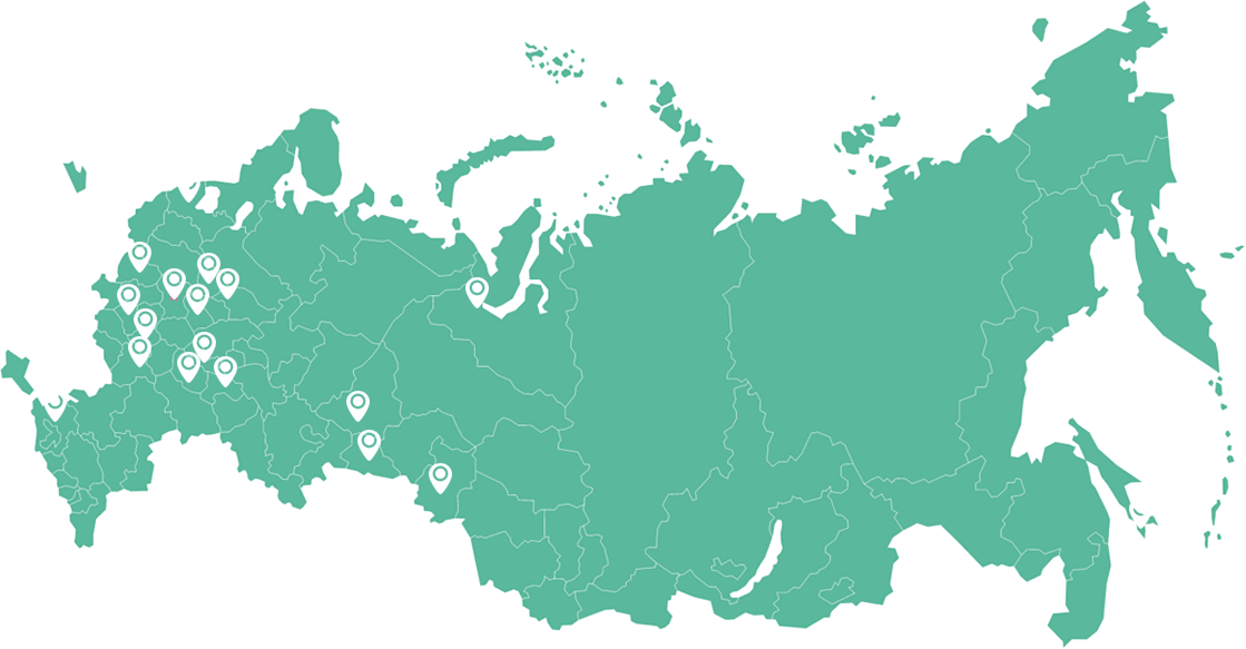 география наших услуг